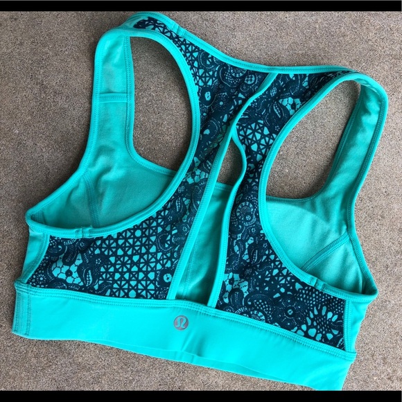 NWOT Lululemon Run With The Sun Bra Bali Breeze - Picture 2 of 11